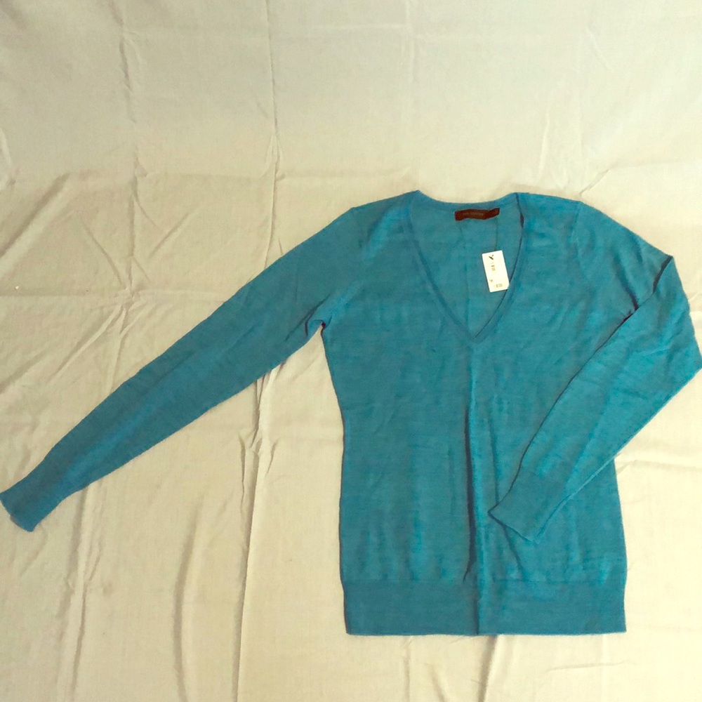 NWT The Limited Long Sleeve Blue Top size Small